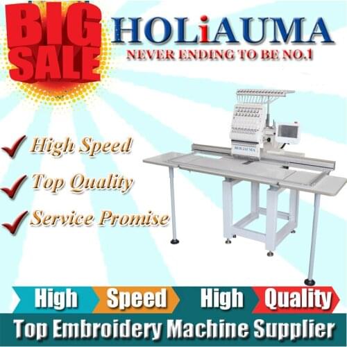 Tajima Type Large Flat Single Head Computerized Embroidery Machine 360*1200 mm Large Space cap/tshirt/flat embroidery machine