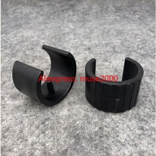 35-38mm round tube pad saddle washer clamp clip wrap tube pipe basement black plastic tube washer spacer furniture feet chair