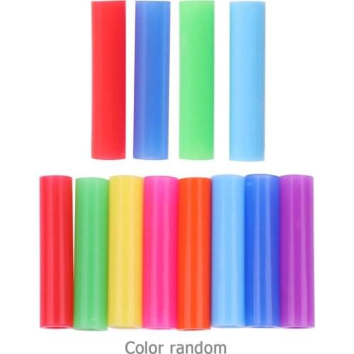 4Pcs Silicon Tips Cover Food Grade Cover for 5mm Stainless Steel Straws Cover Teeth Protector Bar Accessories Party Supplies