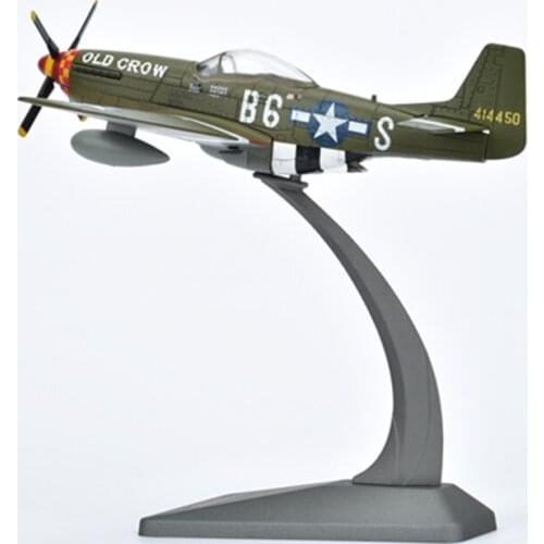 JASON TUTU Diecast Metal 1/72 Scale American Army Airlines P-51D Mustang Fighter P51 Airplane Model Military Drop shipping
