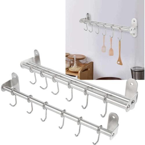 Wall Mounted Storage Shelves Pot Lid Rack Utensil Hanger Hook Kitchen Gadgets Accessories