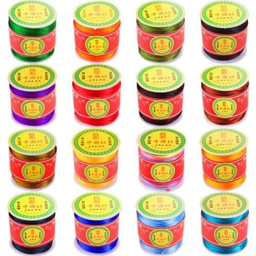 Jade line 6, Korean silk Taiwan bearing brand knitting line 2mm red line red line six Chinese knot wire rod