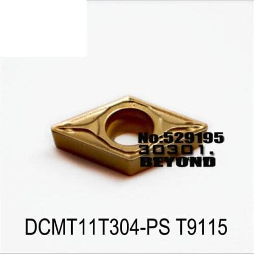 Original DCMT 11T304 11T308 DCMT11T304 DCMT11T308 PS T9115 Carbide Inserts cutting turning tool cnc machine Lathe Tools