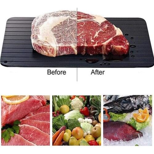 Defroster Fast Defrosting Tray Rapid Meat Fish Thaw Frozen Food Kitchen Accessories Meat Tools Magic Quick Thaw Chopping Board