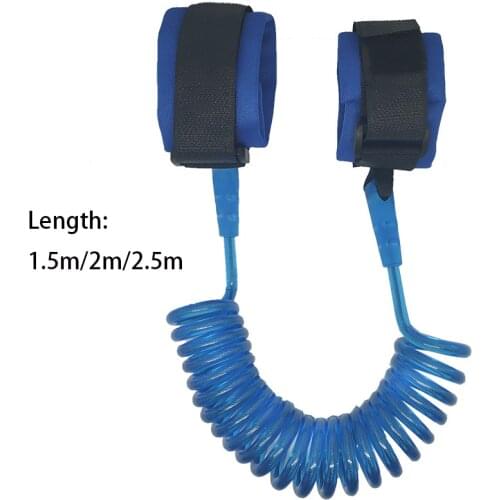 1.5/2/2.5M Adjustable Kids Safety Harness Child Wrist Leash Anti-lost Link Children Belt Walking Assistant Baby Walker Wristband