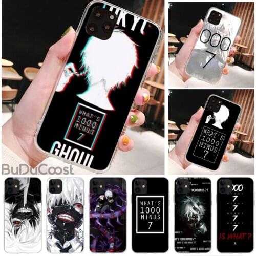 Riccu Whats 1000 Minus 7 tokyo ghoul Phone Case For iPhone 11 12 pro XS MAX 8 7 6 6S Plus X 5S SE 2020 XR cover