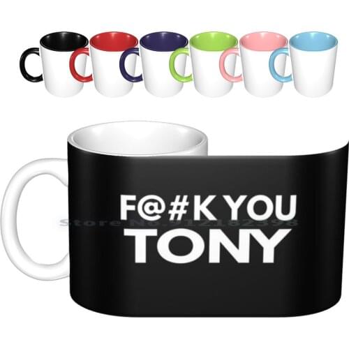 F@#k You Tony Funny Dog Meme Ceramic Mugs Coffee Cups Milk Tea Mug You Tony You Tony Dog Meme Funny Video Youtube Tok Ezekiel
