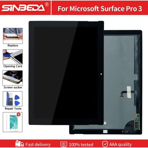 12.1'' Original For Microsoft Surface Pro 3 1631 LCD Touch Screen Digitizer For TOM12H20 v1.1 v1.0 LTL120QL01 003 For Pro3 LCD