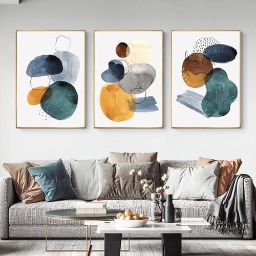 Abstract Canvas Painting Stone HD Posters Modern Wall Pictures Art Geometry Nordic Print for Living Room Bedroom Home Decorative