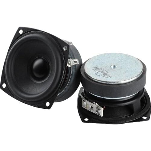 AIYIMA Audio 2.5Inch Portable Full Range Speaker 8 Ohm 30W Bluetooth Speaker Wool Fiber Cone Loudspeaker For Home Theater 2Pcs