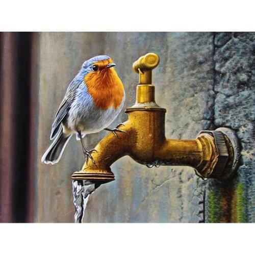 Bird Diamond Painting 5D Animal Diamond Art Embroidery Full Drill Square Cross Stitch Home Decoration