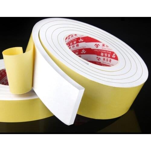 White color Single side EVA Foam Tape High viscosity foam adhesive tape Anti-collision sealed sound insulation Tape 5mm&8mm&10mm