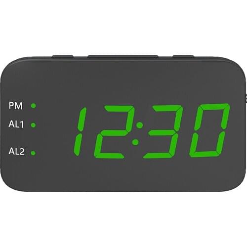 Alarm Clocks Creative Voice-activated Digital Electronic Classic Table LED Wooden Luminous Modern Desk Wood Clock