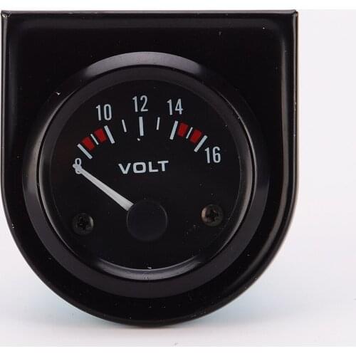 Digital Voltmeter DC 12V Orange LED Car Auto Voltage Volt Panel Meter 52mm LED Display For 8~16V Electric Motorcycle Car