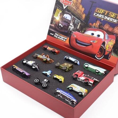 Racing story alloy car model toy gift box set Lightning McQueen childrens gift