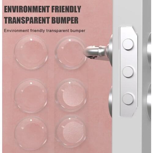 HOT 6 Pcs Silicone Door Handle Knob Crash Pad Self Adhesive Anti Collision for Home NDS