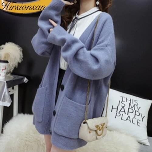 Женские зимние кардиганы Hirsionsan China At AliExpress