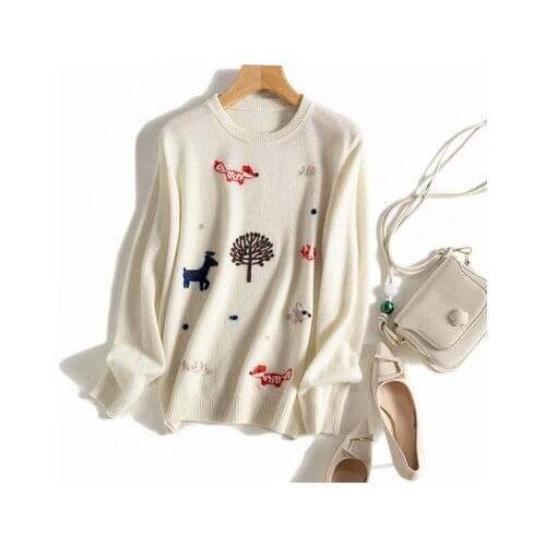 LANJING Women's Cashmere Pullovers