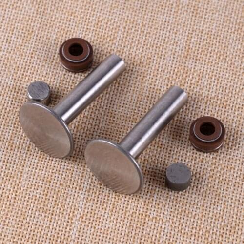 LETAOSK 2 Set Valve Lifter Stem Seal Protection Cap Kit Fit for Honda GX390 13HP Engine