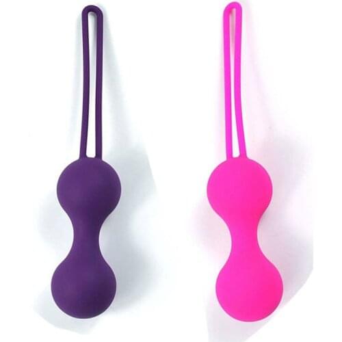 LOAEY Hot Sale Silicon Kegel Balls, Vibrator Sex Toys Vaginal Tighten Ball Aid Love Ben Wa Ball, Sexy Products