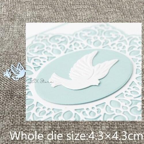 XLDesign Craft Metal Cutting Dies stencil mold Peace dove bird decoration scrapbook Album Paper Card Craft Embossing die cuts