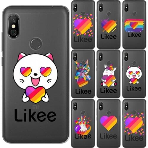 Funny Likee Cat Bear Love Heart Soft Silicone Case Cover For Xiaomi Mi 5X 6X 9 SE 8 Pro A1 A2 A3 Redmi Note 8 7 6 10 Pro 4 4X 5