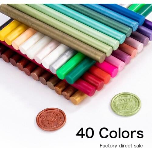 10pcs Colorful DIY STAMP Vintage Sealing Wax Sticks for Melting Glue Gun Tool Stamp Envelope Wedding Party Invitation Gift Decor