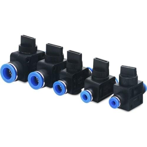 HVFF Pneumatic Air 2 Way Quick Fitting Push Connector Tube Hose Plastic 4 6 8 10 12mm Pneumatic Parts Connector Joint Fitting