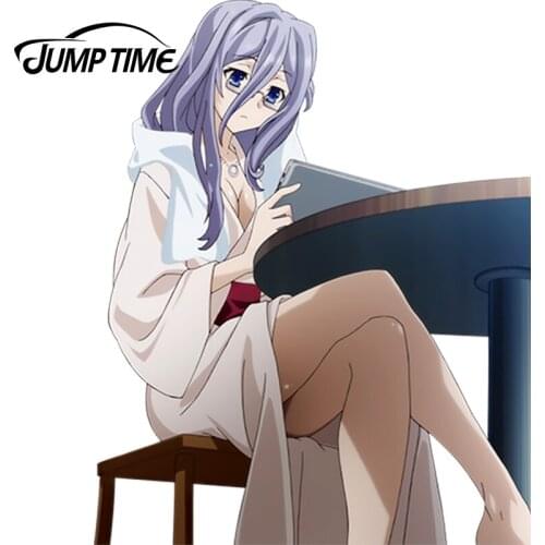 JumpTime 13cm X 11cm Sexy Night Gown Girl Decal Murasame Reine Render Vinyl Car Sticker Window Bumper Trunk Decor