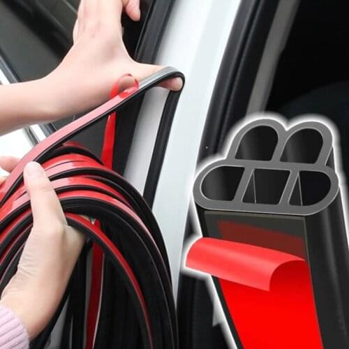 Anti-collision Car Door Rubber Seal Strips For Alfa Romeo 159 147 156 Giulietta 147 159 Mito Car Emblem Badge