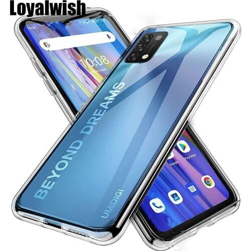 Clear Case for Umidigi A11 Shockproof Soft TPU Back Cover For Umidigi Power 5 Bison GT A9 A7 Pro S5 A3X