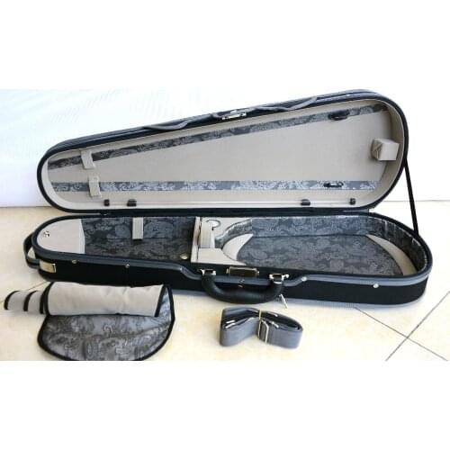Luxury Wooden Viola Case Sturdy&Durable 3.33kg Adjustable from 15''-16.5'' Viola