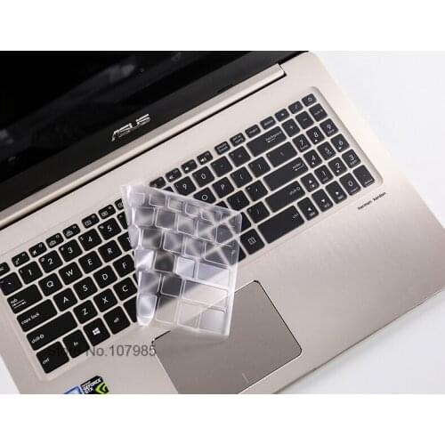 TPU 15.6 inch Keyboard Cover Protector For Asus VivoBook Pro 15 YX570 YX570ZD YX570ud NX580 N580GD VivoBook 15 R560 R560UD R560U