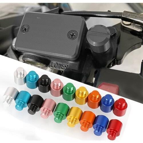 Mirror Hole Plugs Cover Screw Bolt For Yamaha TDM900 TDM850 TDM 850 XTZ750 XTZ 750 SUPER TENERE FZ1 FZ 1 FAZER SUZUKI GSXS GSX-S