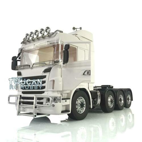 1/14 LESU Tractor Truck Metal 6*6 Chassis Hercul Sca Bumper Lights Grille THZH1008-SMT4