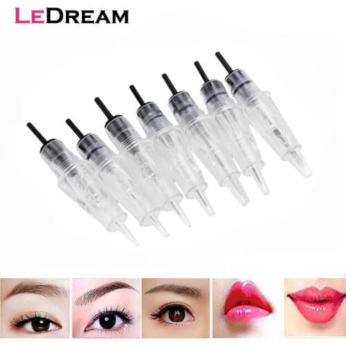 100pcs/lot Disposable 10mm Screw Tattoo Needles Cartridges Microneedling For Charmant Machine Tattoo & Body Art Microblading