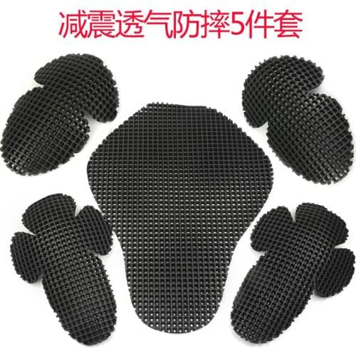 High Quality 7 Pieces Black Motorbike Elbow/Back/Shoulder/Chest Protection Guards Body Protectors Racing Armours