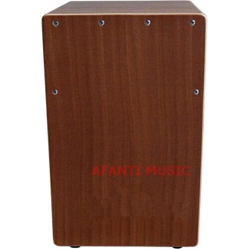 Afanti Music Sapeli wood / Natural Cajon Drum (KHG-175)