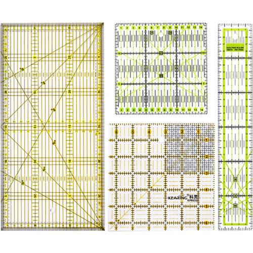 Acrylic Patchwork Craft Quilting Ruler Cutting Rulers DIY Home Sewing Tools
