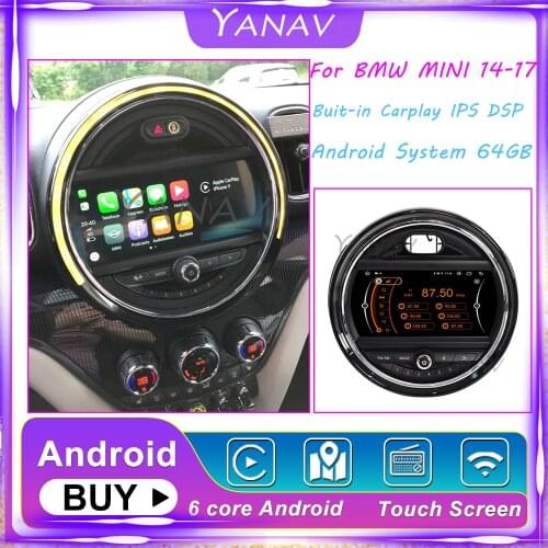 PX6 DSP IPS Car Rdio Stereo Dvd head unit tape recoder For BMW Mini F54 F56 2014-2017 Android Gps Navigation Multimedia Player