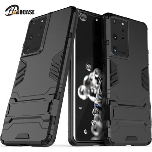 Holder Case For Samsung Galaxy S21 Ultra Case S30 Plus Note 20 10 Lite Cover Phone Bumper For Samsung Galaxy S21 Ultra Funda