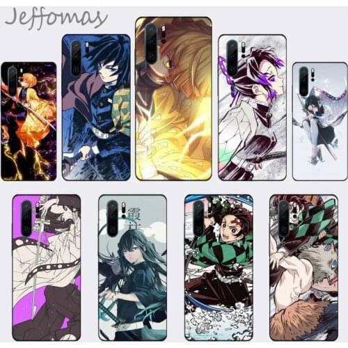 Demon slayer kimetsu no yaiba Phone Case For Huawei P9 P10 P20 P30 Pro Lite smart Mate 10 Lite 20 Y5 Y6 Y7 2018 2019