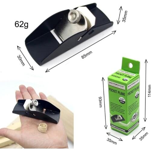 Woodworking Mini Wood Trimming Plane Hand Planer Carpenter Tools Cutting Edge Sharpening Woodcraft
