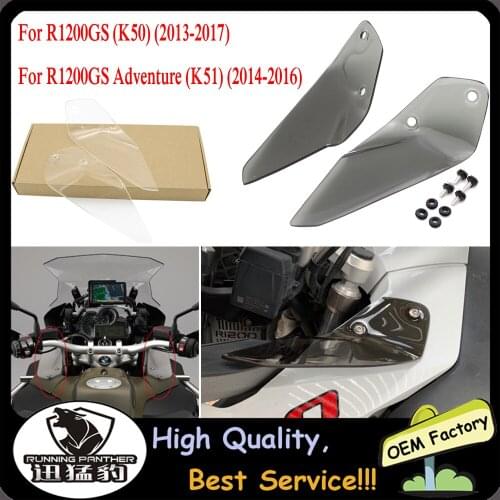 For BMW R1200GS ADV K50 K51 2013 2014 2015 2016 2017 R 1200GS R 1200 GS Windshield Clear Windscreen Wind Deflecto