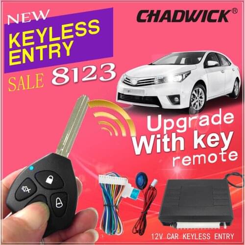 For japanese car key butto keyless entry upgrad key remote control door lock unlock search car turning light flash CHADWICK 8123