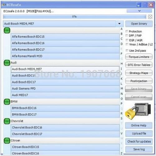 ECUSafe 2.0 ECU +ECM TITANIUM 1.61 with 26000 Driver