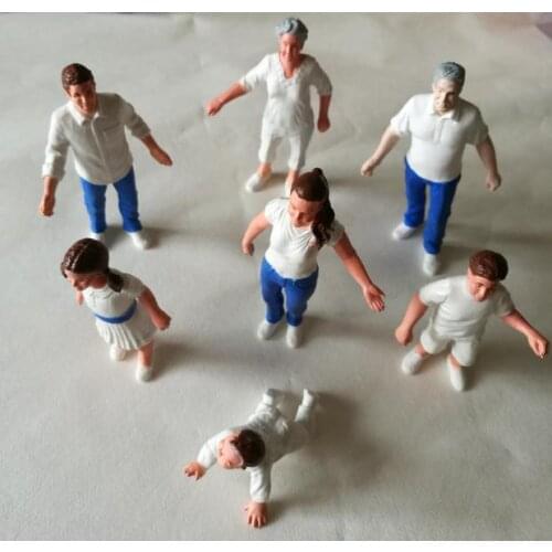 Pvc figure model family 7pcs/set