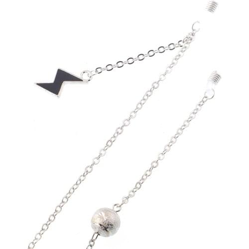 Korean lightning pendant color-preserving sunglasses chain hanging neck sunglasses chain rope belt