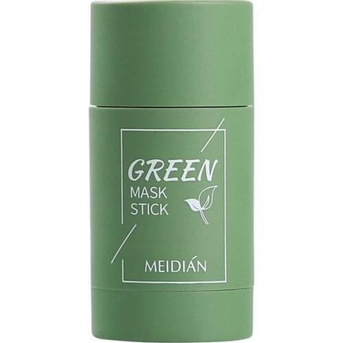Green Tea Mask Stick Oil Control Eggplant Acne Deep Cleaning Mask Skin Care Moisturizing Remove Blackhead Skin Care Beauty