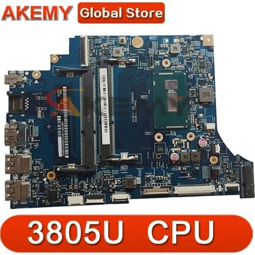 Akemy Laptop motherboard For ACER Aspire V3-331 Pentium 3805U Mainboard NBMPJ1100 13334-1 DDR3